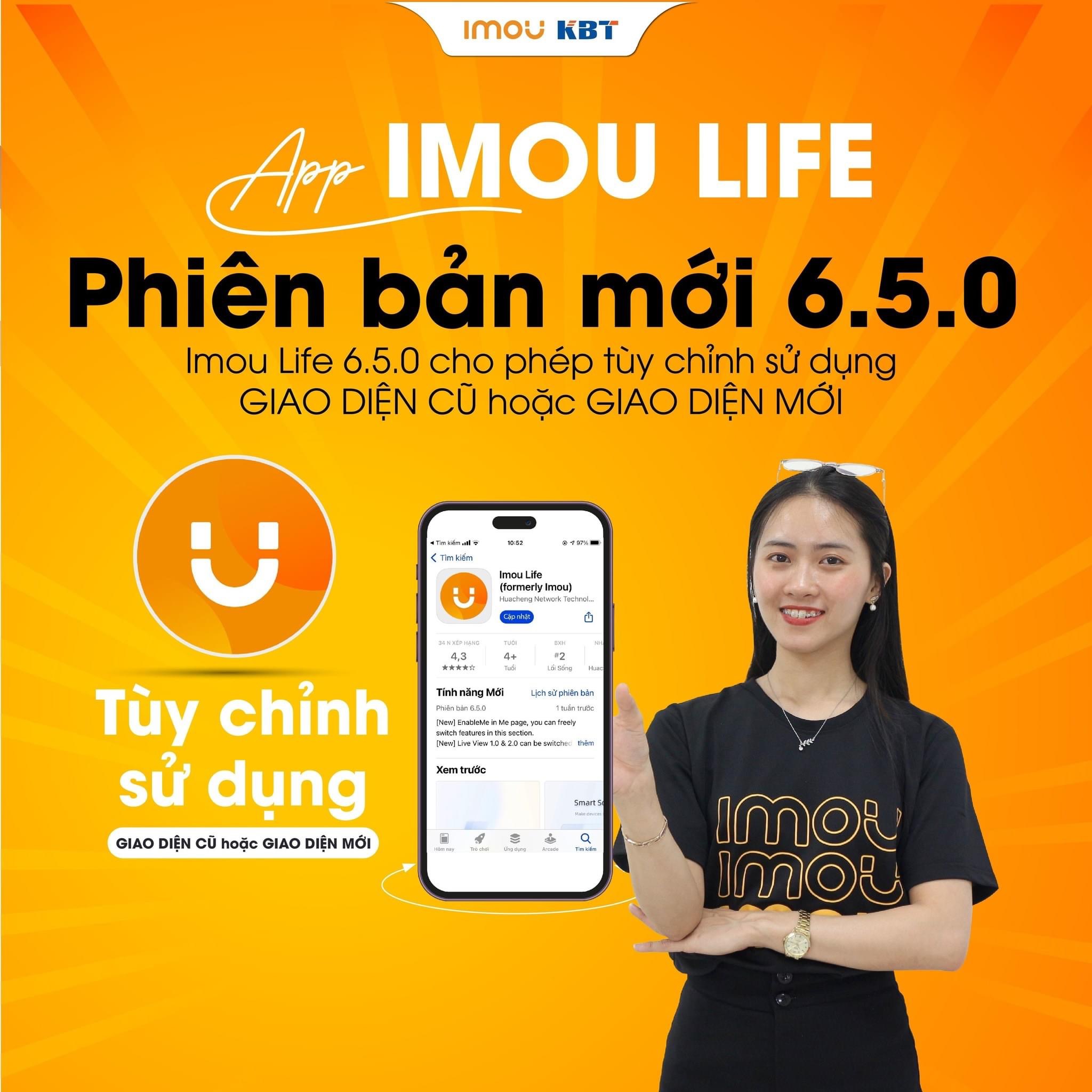 App IMOU LIFE Phiên bản mới 6.5.0
