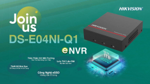 Đầu Thu eNVR DS-E04NI-Q1 4 Kênh eSSD 1TB HIKVISION